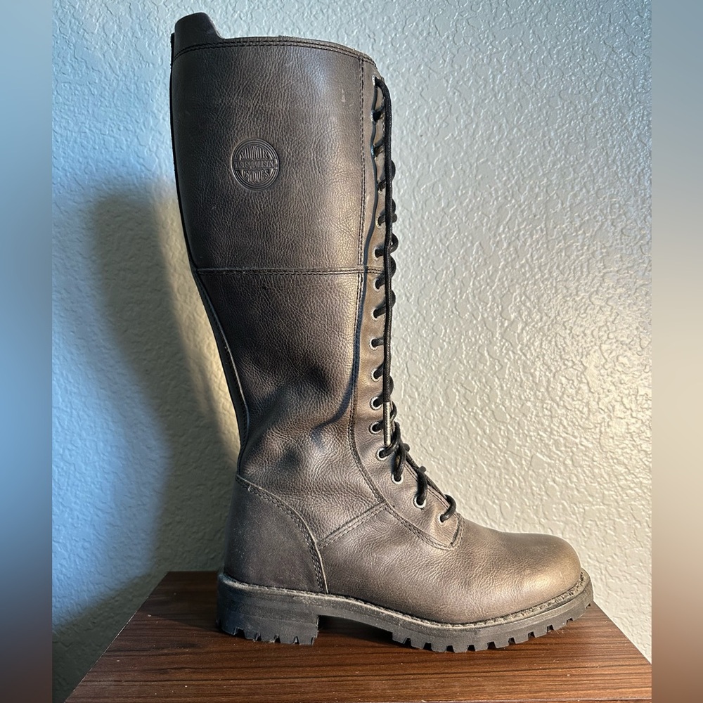 SOLD Harley Davidson Motorcycle Boots - Picture 1 of 6